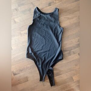 Black Sleeveless Bodysuit
